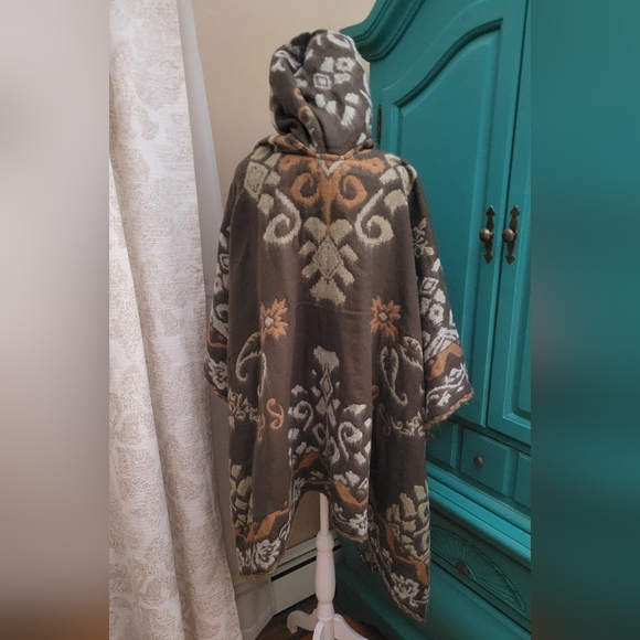 Free People Rown Brown and Cream Printed Duster - Picture 3 of 5